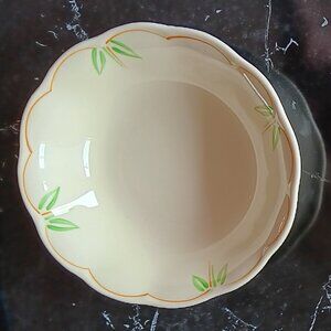 Rare Vintage Set of 3 Grindley Creampetal Hand Painted Fruit Dessert Bowls MCM